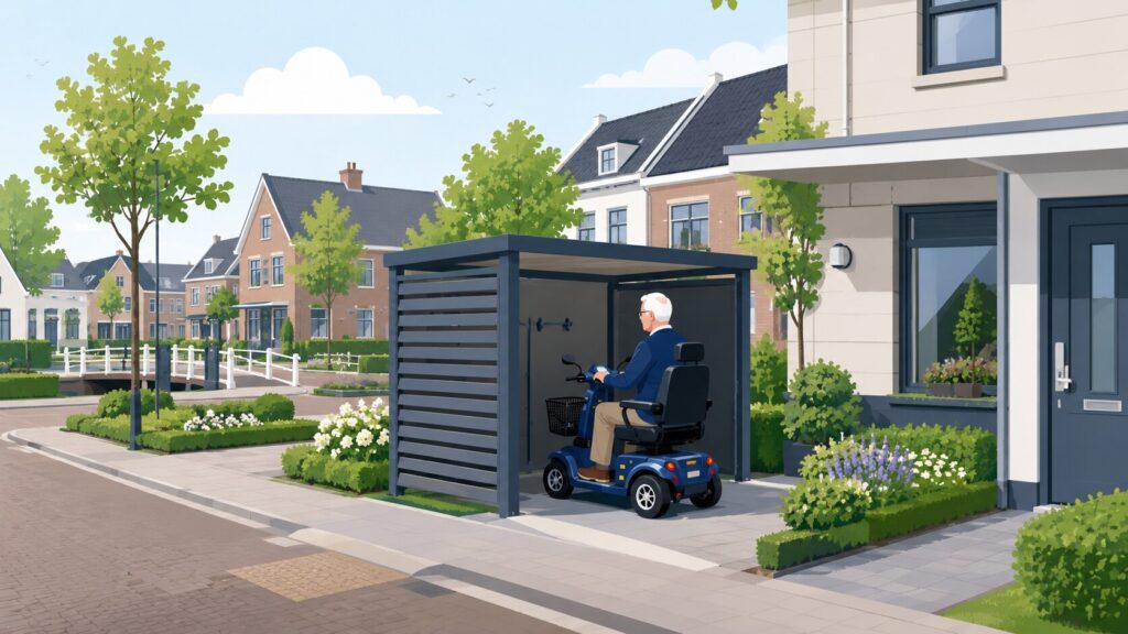 scootmobiel stallen